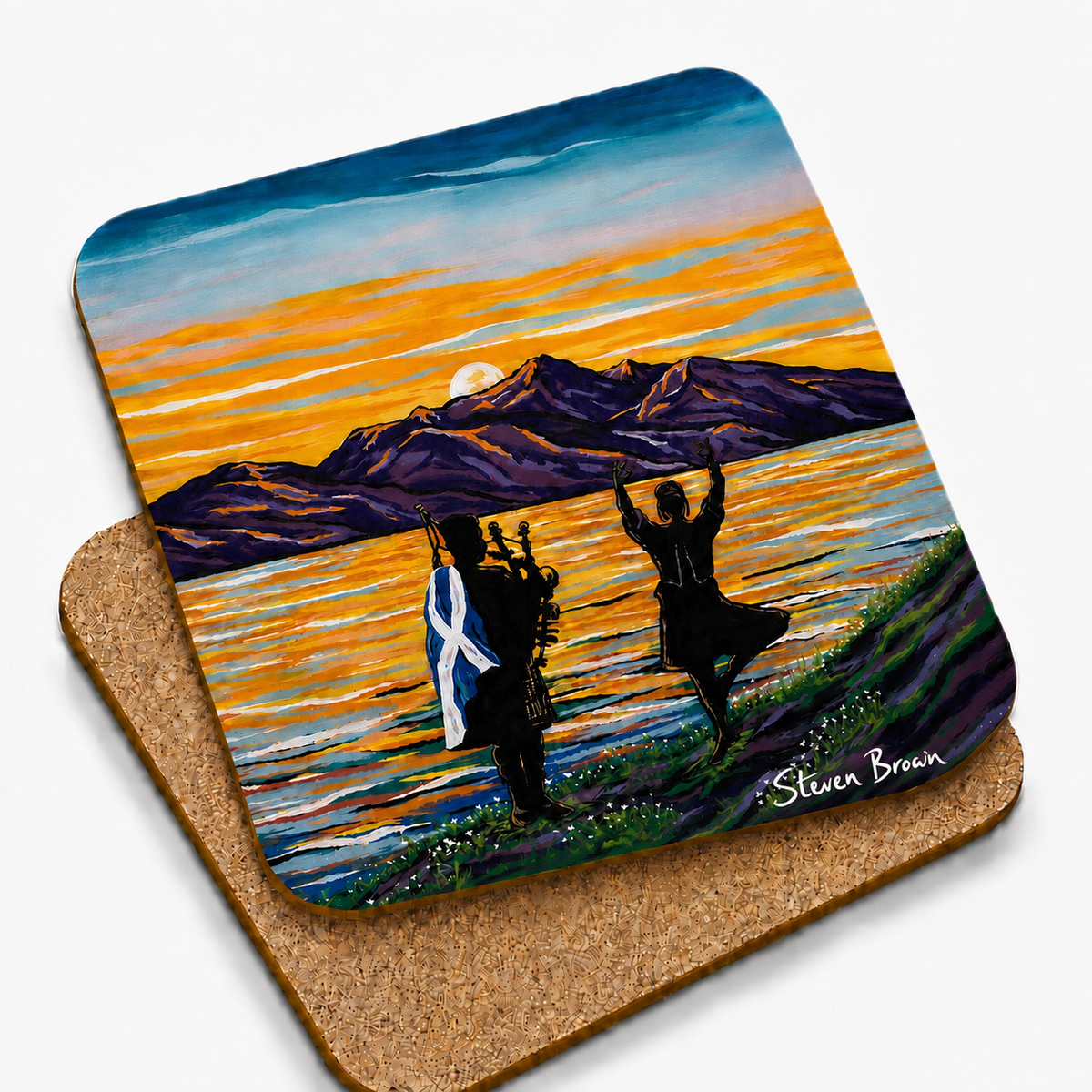 Home Too - Cork Backed Coasters