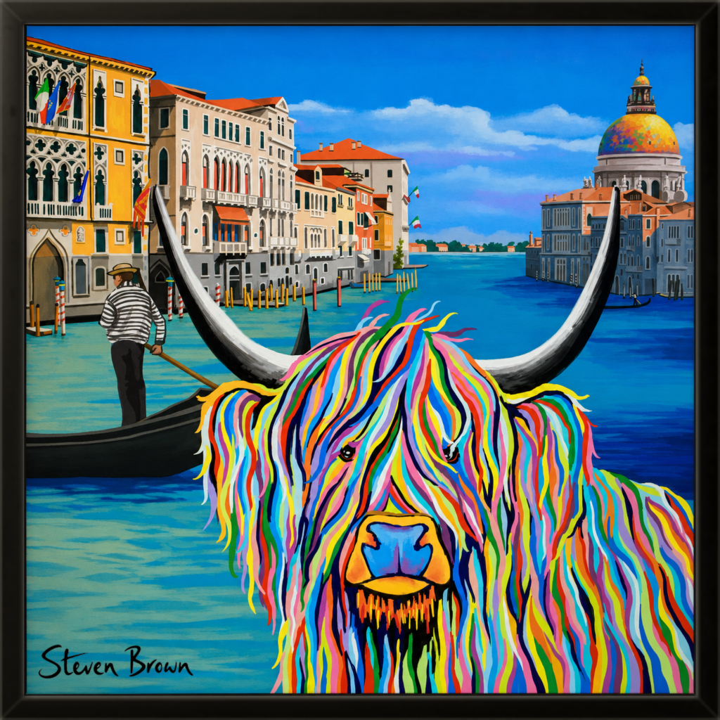 Wee Billy in Venice - Studio Edition Print