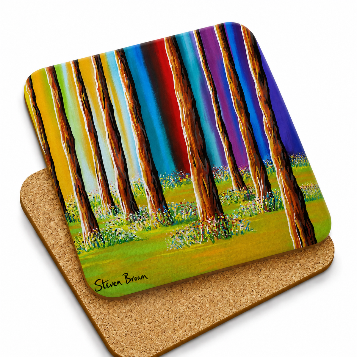 Balloch Forest - Cork Backed Coasters