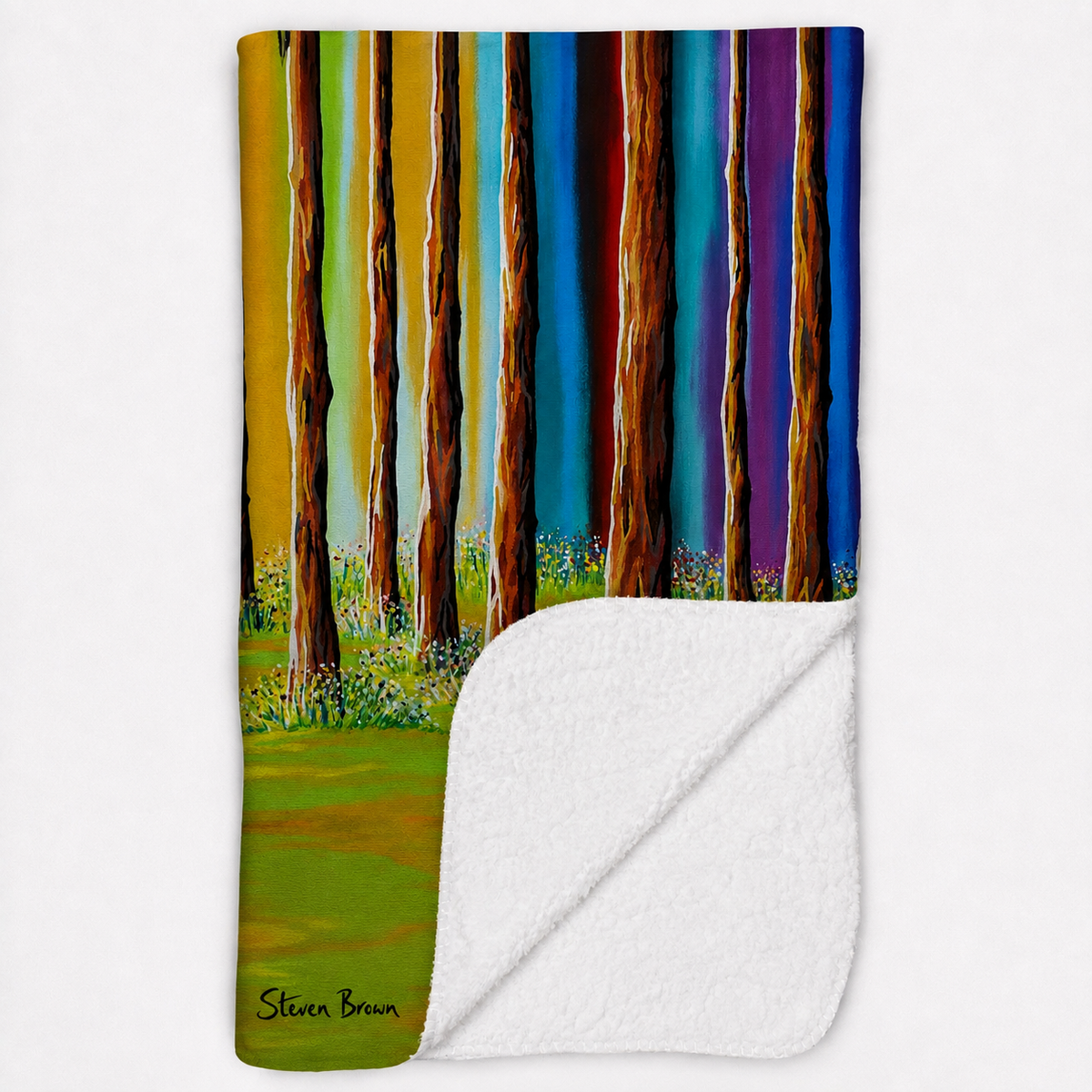 Balloch Forest - Sherpa Fleece Blanket