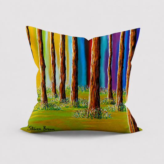 Balloch Forest - Luxury Velvet Cushion