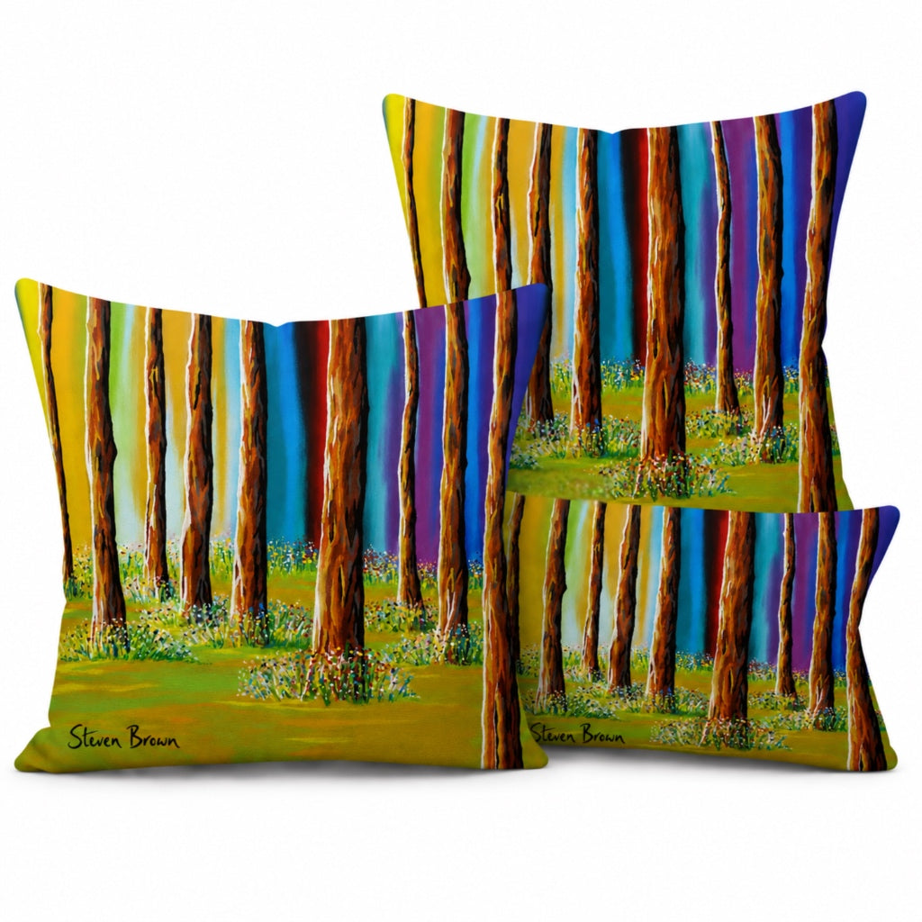 Balloch Forest - Luxury Velvet Cushion