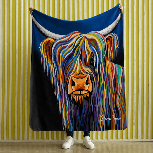 Big Wullie Sherpa Fleece Blanket