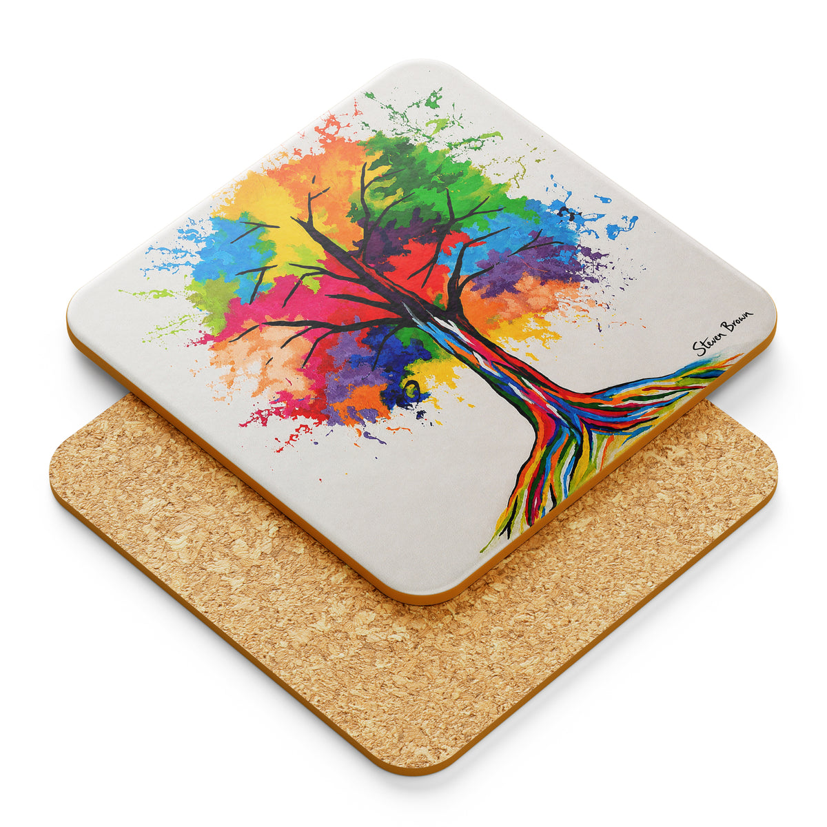 Tree of Dreams - Cork Backed Coasters