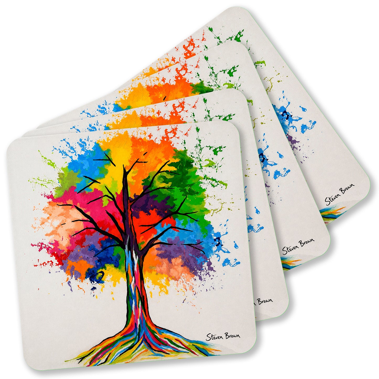 Tree of Dreams - Cork Backed Coasters