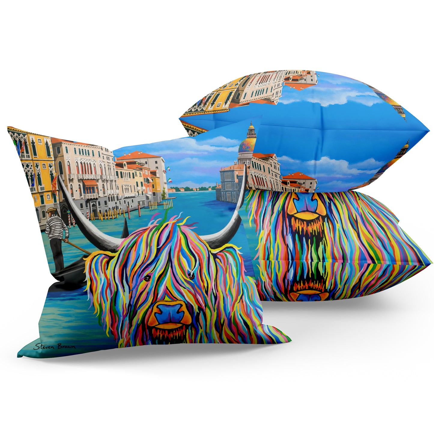 Wee Billy in Venice - Luxury Cushion