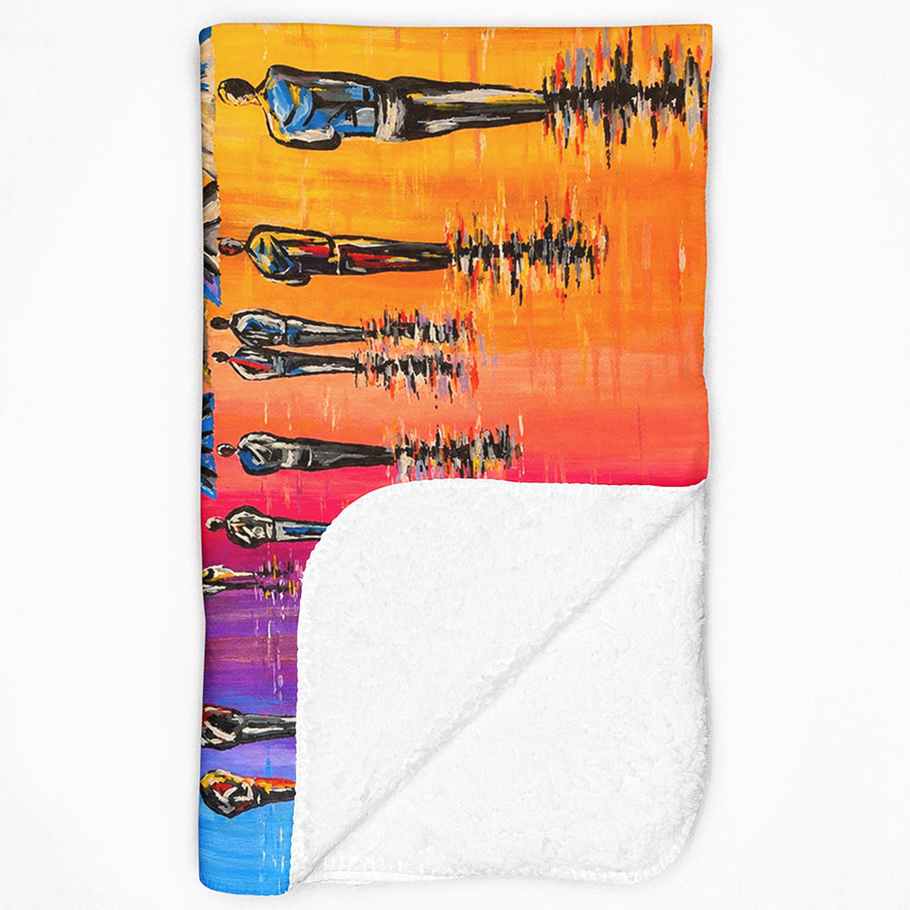 Caledonian Summer - Sherpa Blanket