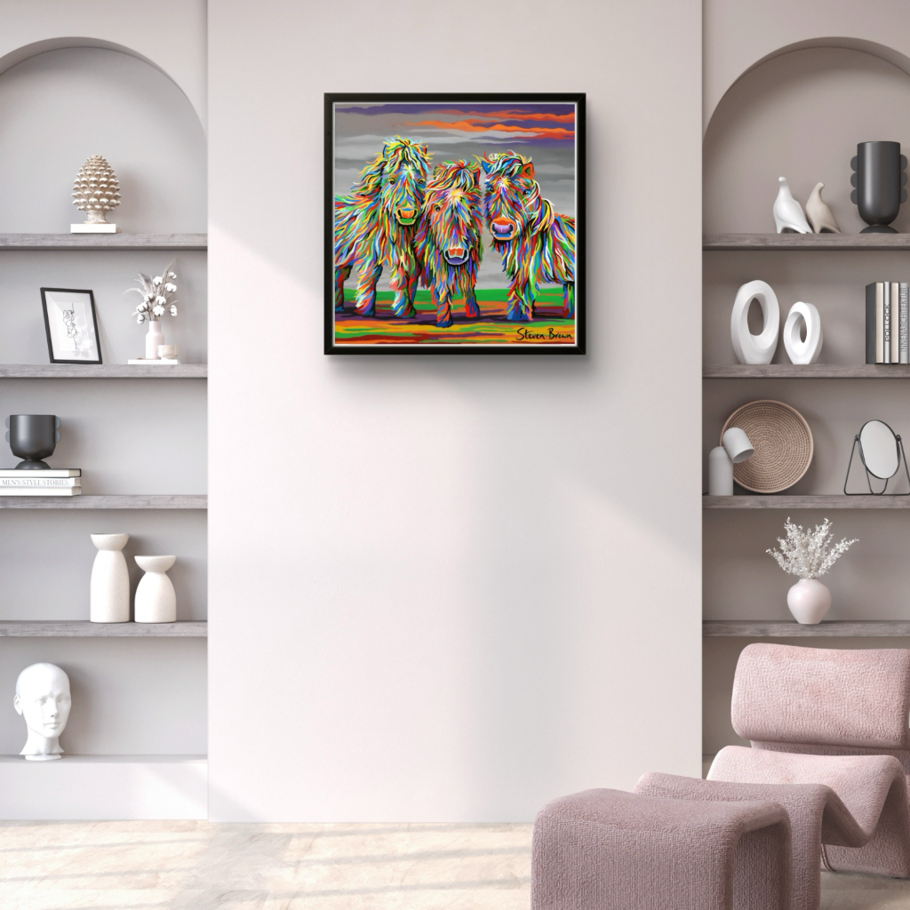 Wee Shetlands - Studio Edition Print