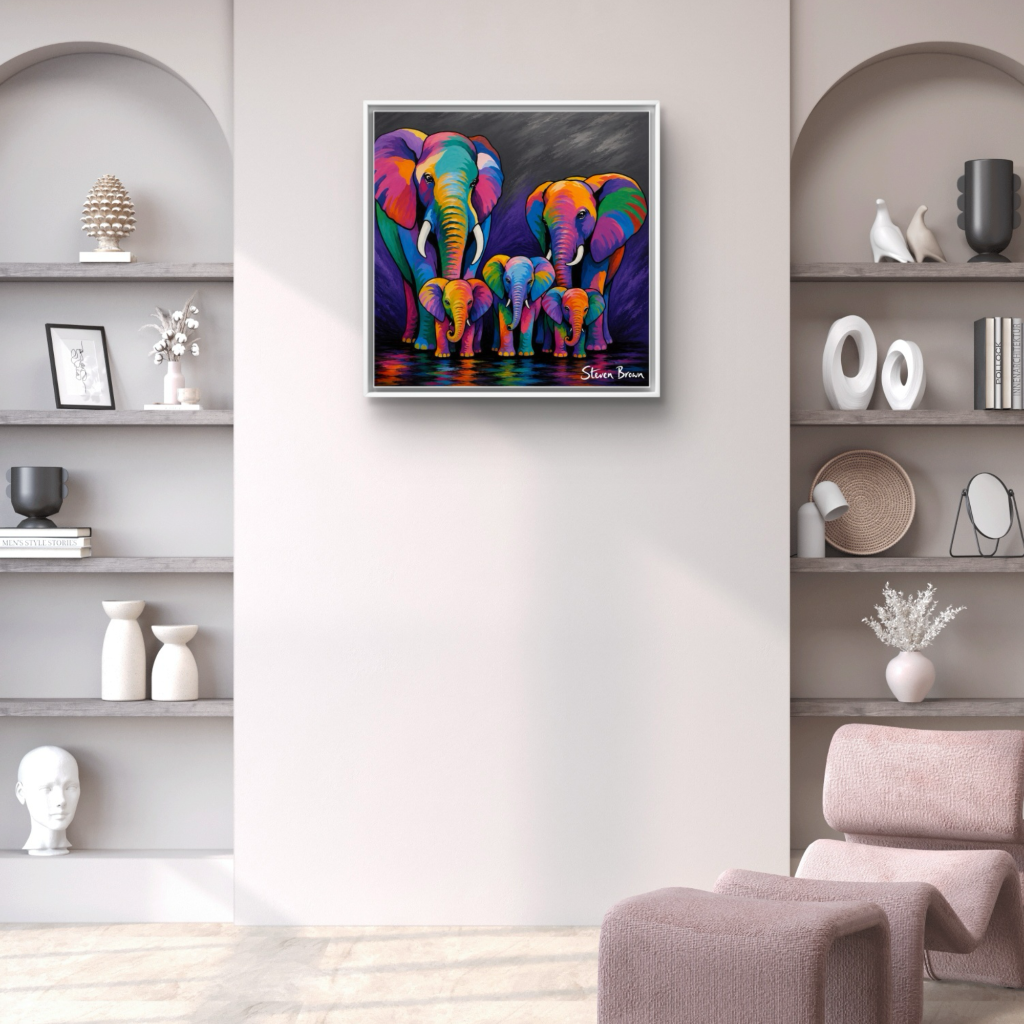 Big Brian, Helen & the Weans - Studio Print