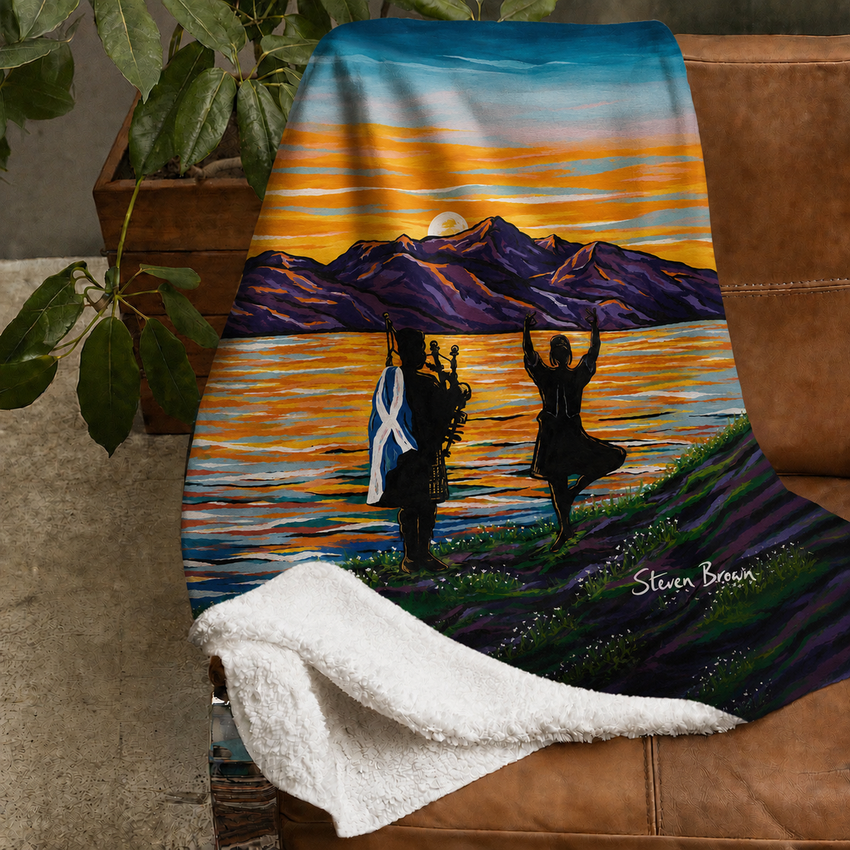 Home Too - Sherpa Fleece Blanket
