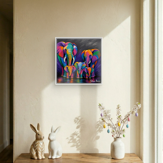 Big Brian, Helen & the Weans - Studio Print