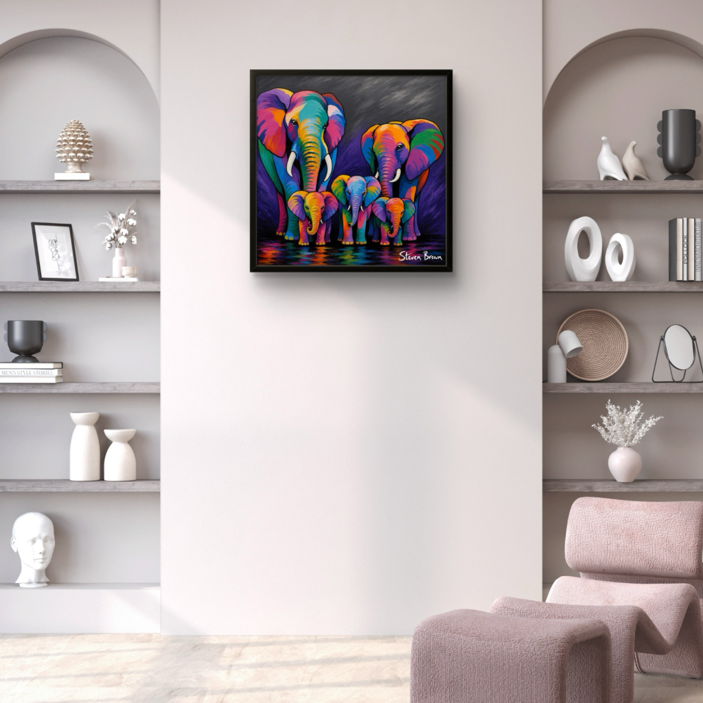 Big Brian, Helen & the Weans - Studio Print