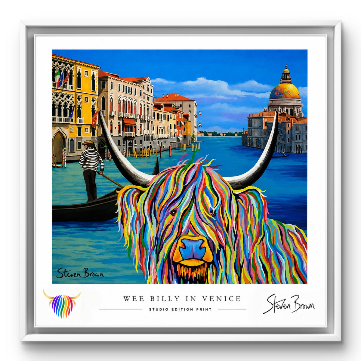 Wee Billy in Venice - Studio Edition Print