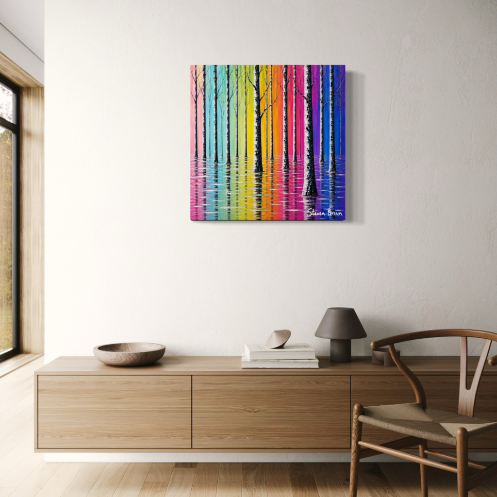 Flooded Forest - Stretched Canvas Print