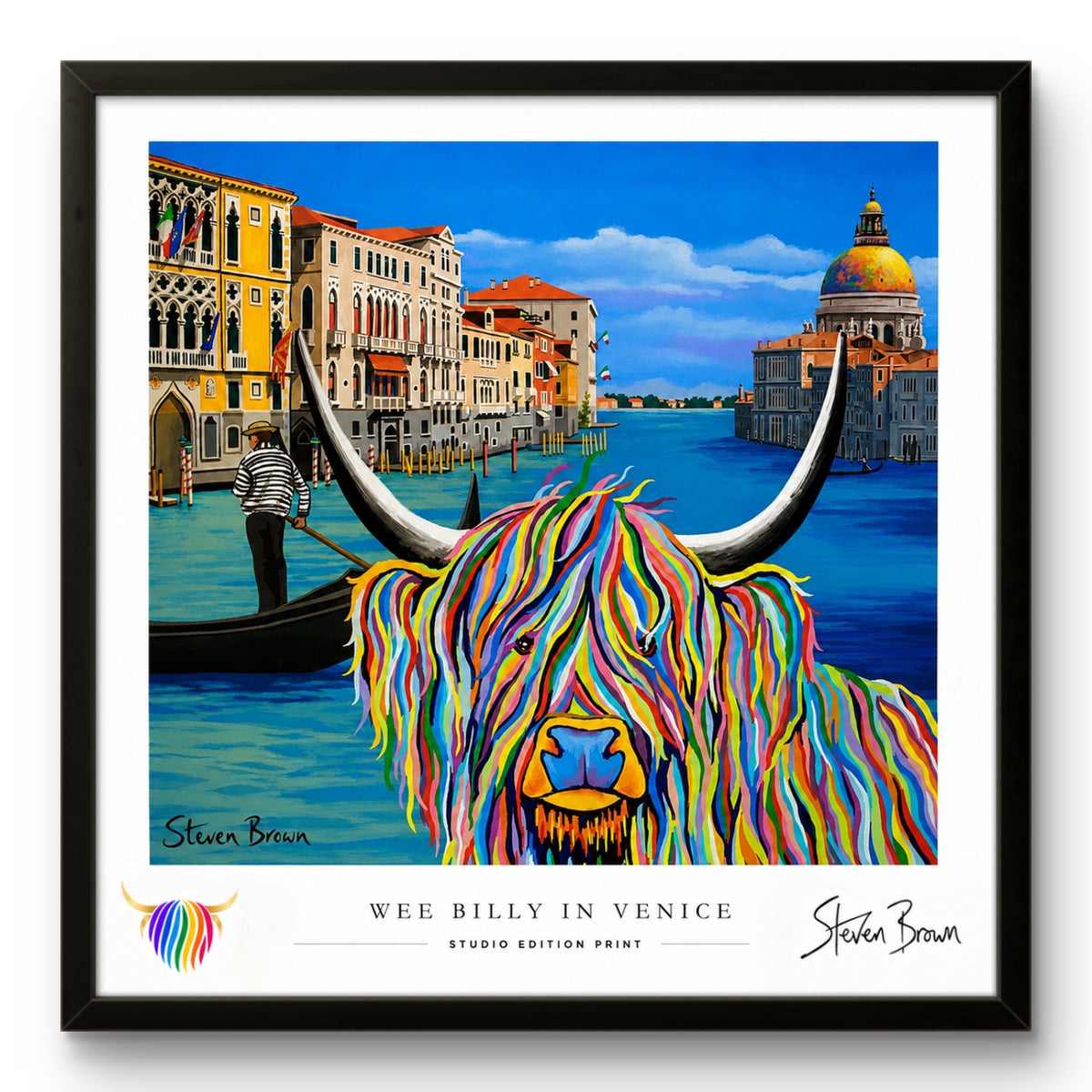 Wee Billy in Venice - Studio Edition Print