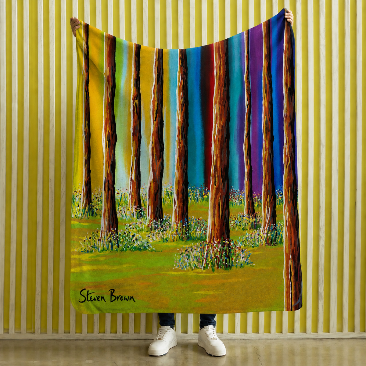 Balloch Forest - Sherpa Fleece Blanket