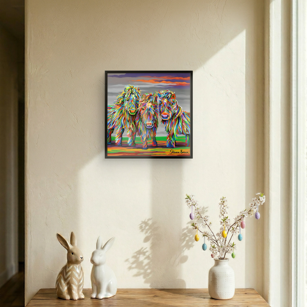 Wee Shetlands - Studio Edition Print