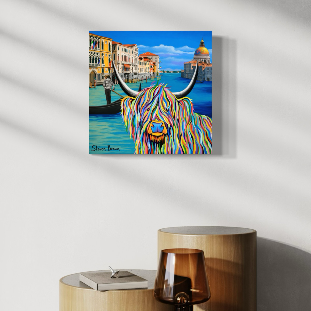 Wee Billy in Venice - Stretched Canvas Print