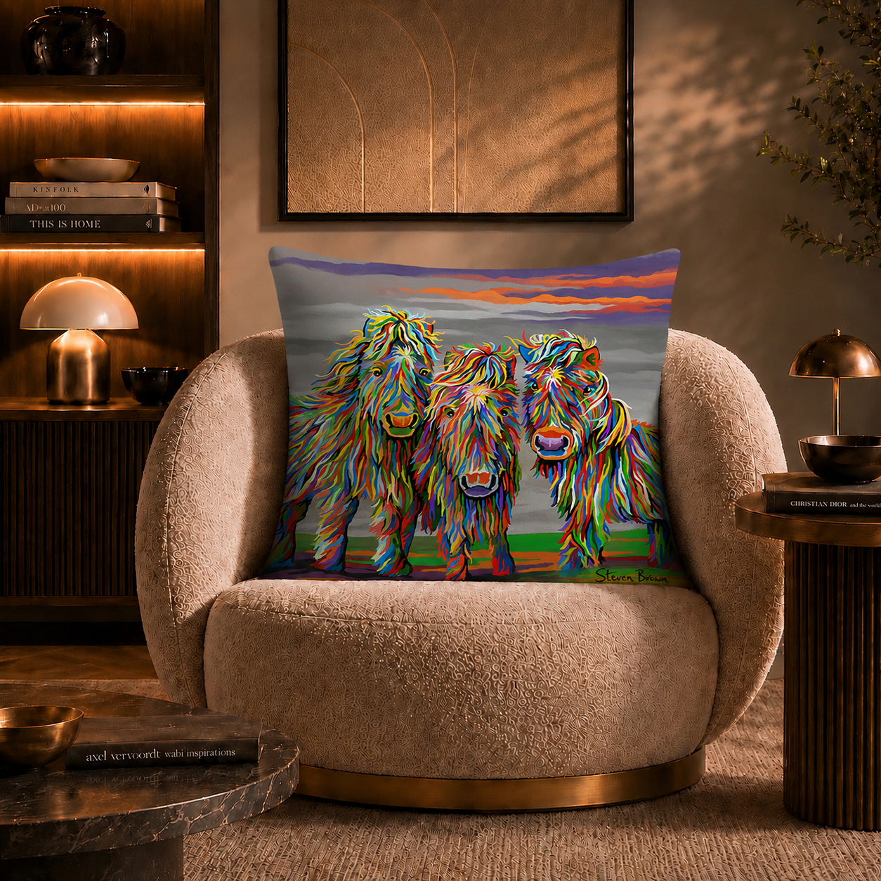 Wee Shetlands - Luxury Cushion