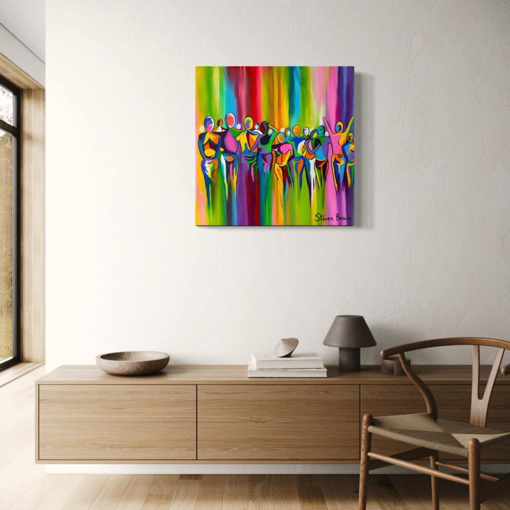 Living It Up - Stretched Canvas Print