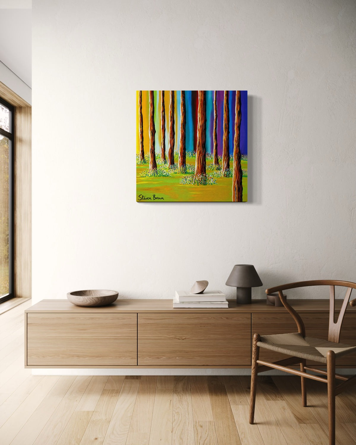 Balloch Forest - Stretched Canvas Print