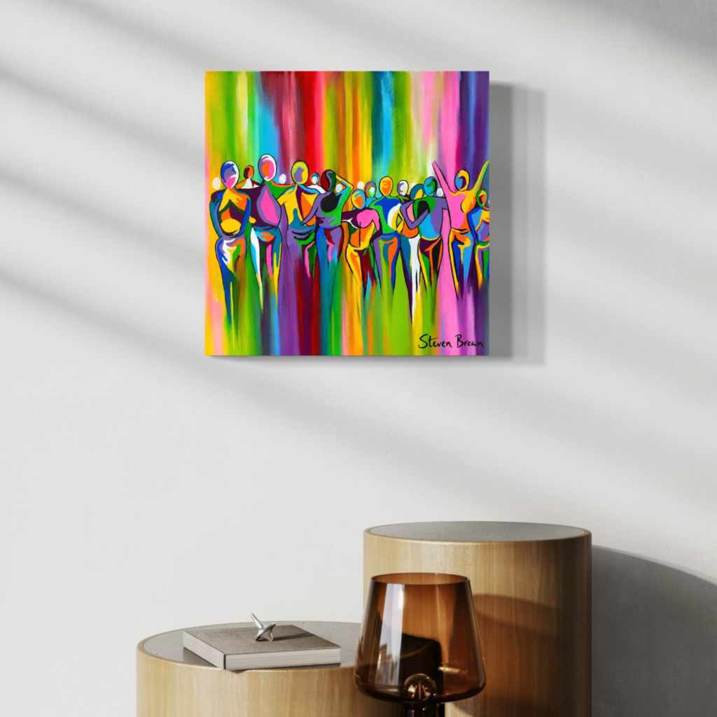 Living It Up - Stretched Canvas Print
