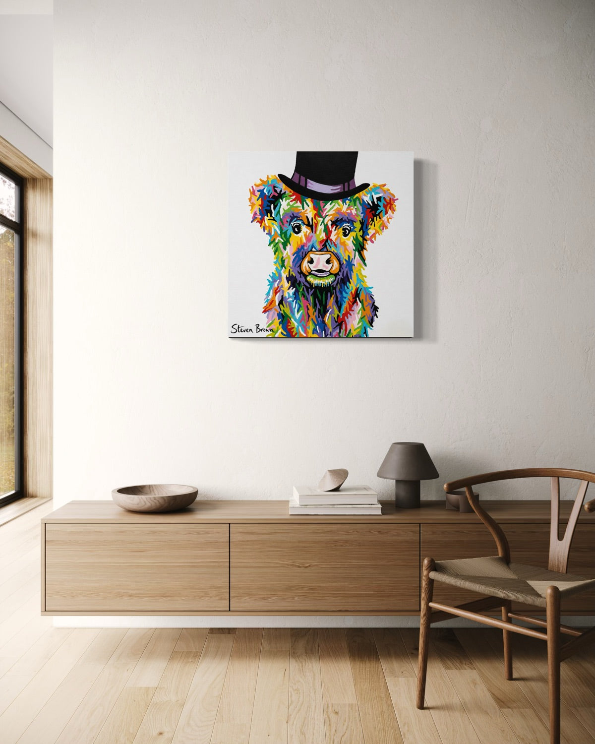 Wee Baby Coo - Stretched Canvas Print