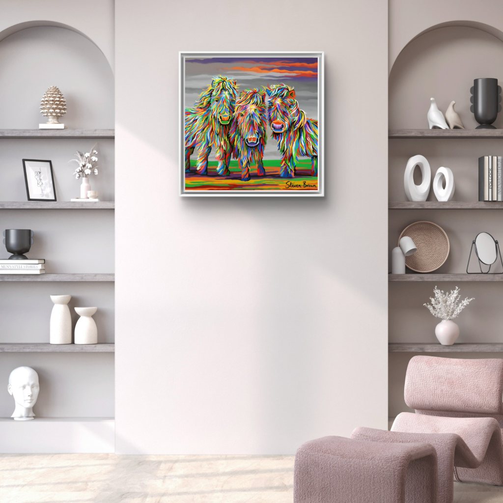 Wee Shetlands - Studio Edition Print