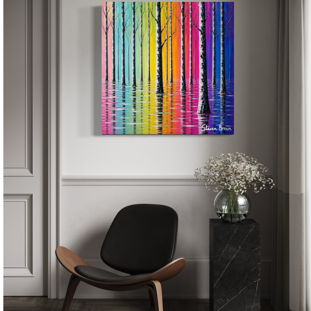Flooded Forest - Stretched Canvas Print