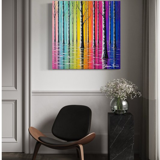 Flooded Forest - Stretched Canvas Print