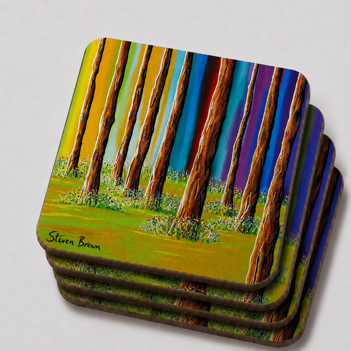 Balloch Forest - Cork Backed Coasters