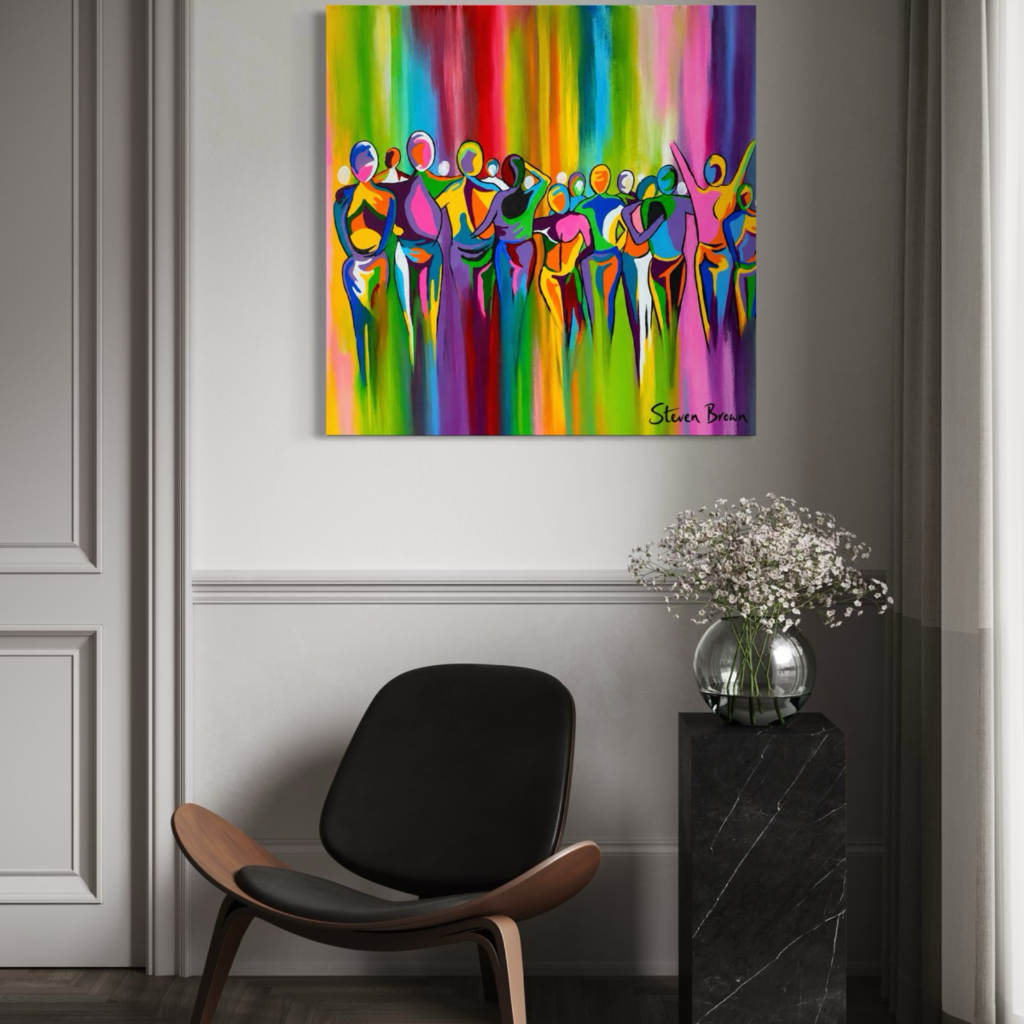 Living It Up - Stretched Canvas Print