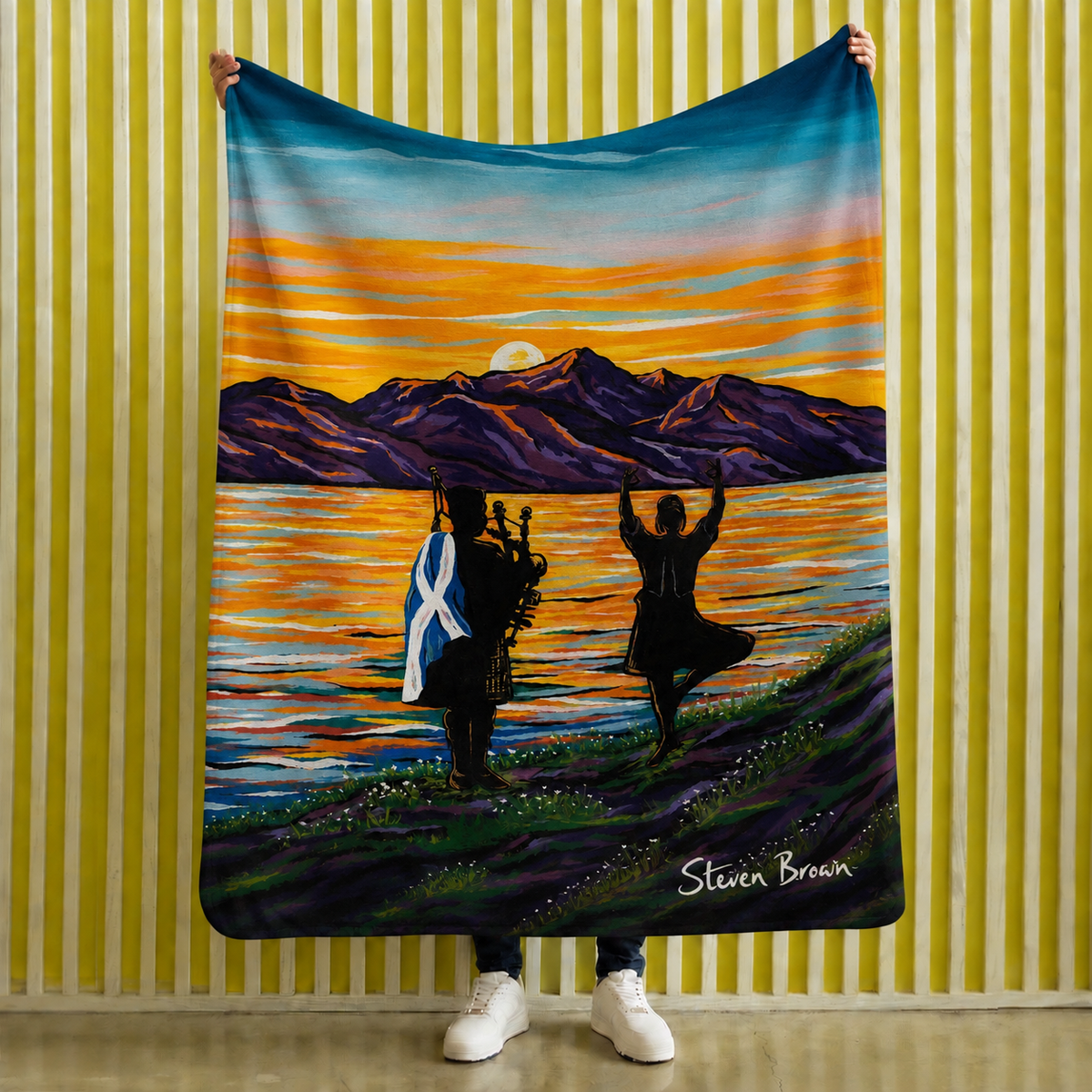 Home Too - Sherpa Fleece Blanket