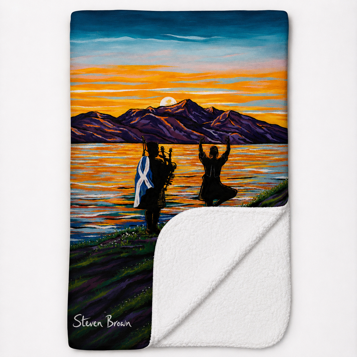 Home Too - Sherpa Fleece Blanket