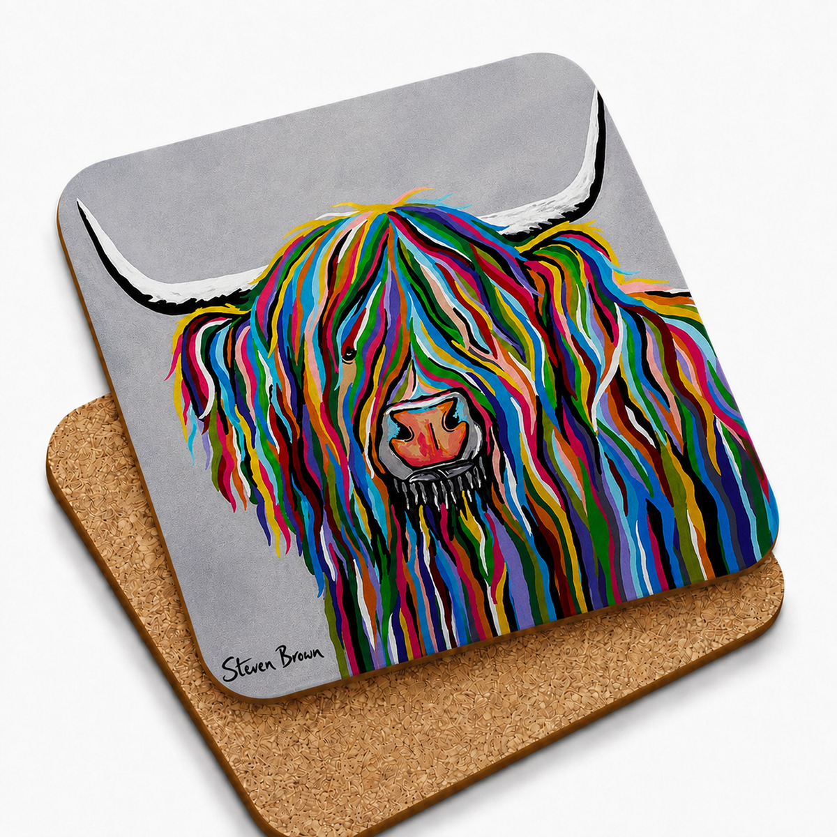 Wee Emily - Cork Backed Coasters