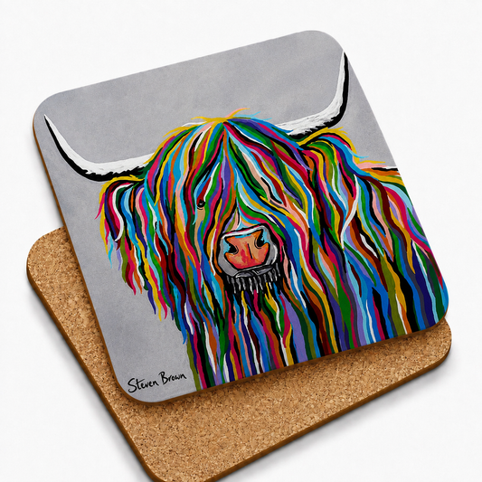 Wee Emily - Cork Backed Coasters