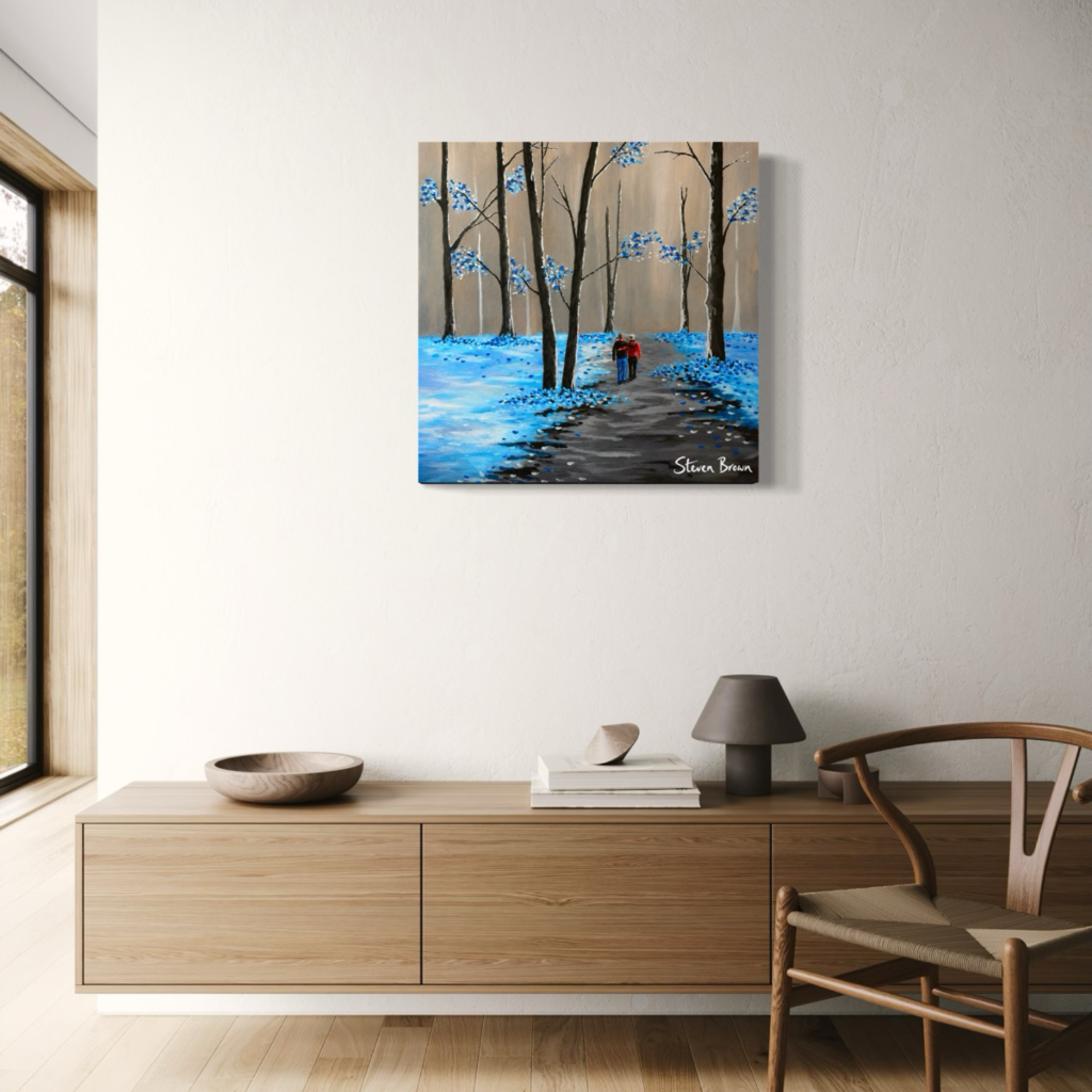 Hebridean Forest - Stretched Canvas Print