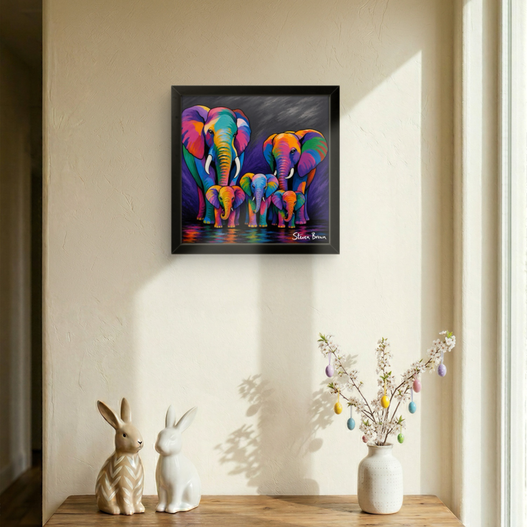 Big Brian, Helen & the Weans - Studio Print