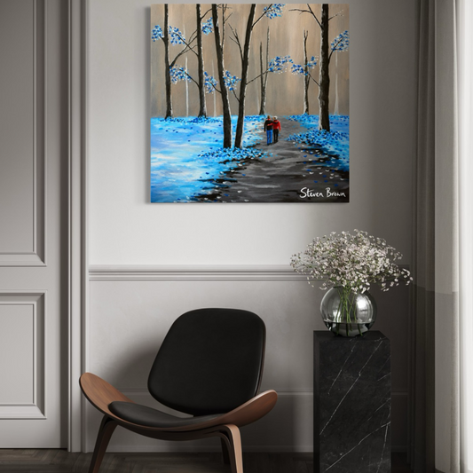 Hebridean Forest - Stretched Canvas Print