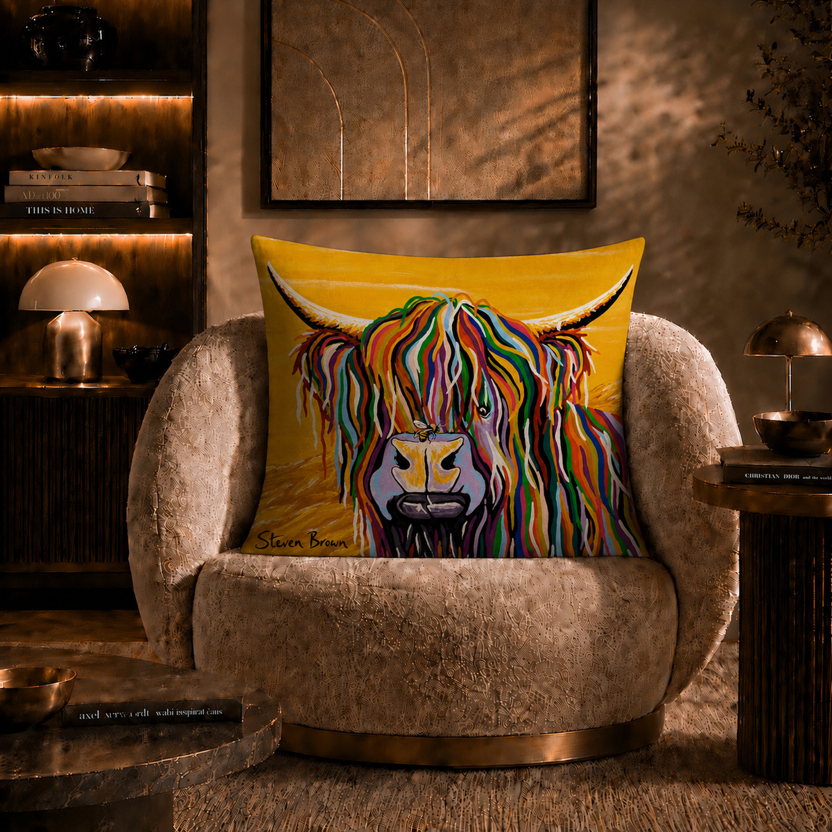 Big Gordon - Luxury Velvet Cushion