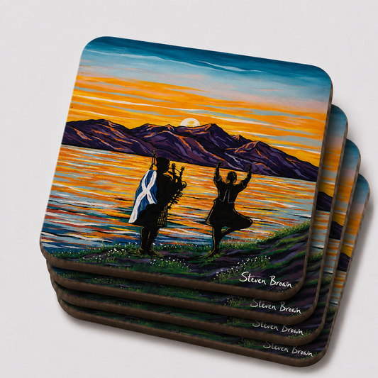 Home Too - Cork Backed Coasters