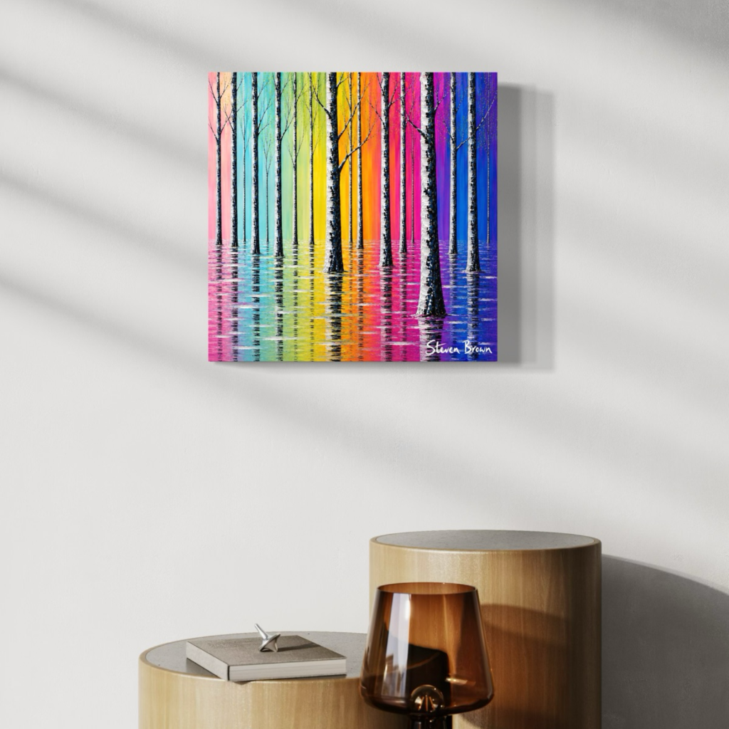 Flooded Forest - Stretched Canvas Print