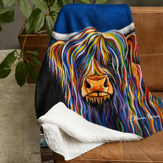 Big Wullie Sherpa Fleece Blanket