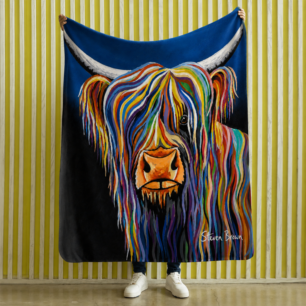 Big Wullie Sherpa Fleece Blanket