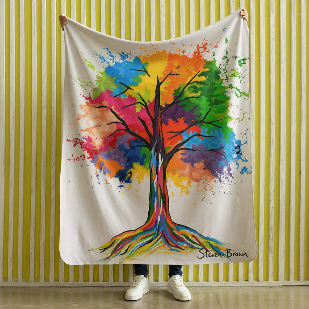 Tree of Dreams - Sherpa Blanket