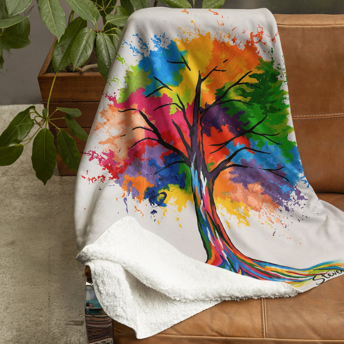 Tree of Dreams - Sherpa Blanket
