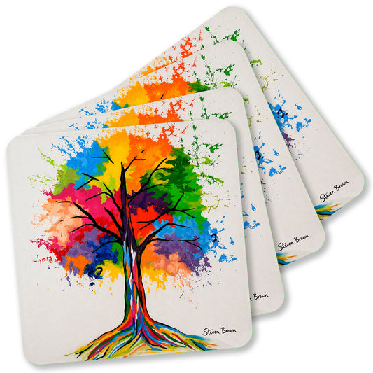 Tree of Dreams - Cork Backed Coasters