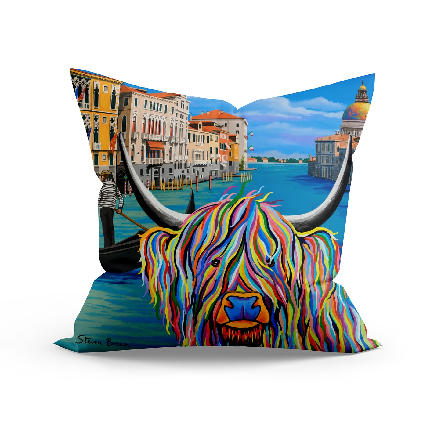 Wee Billy in Venice - Luxury Cushion
