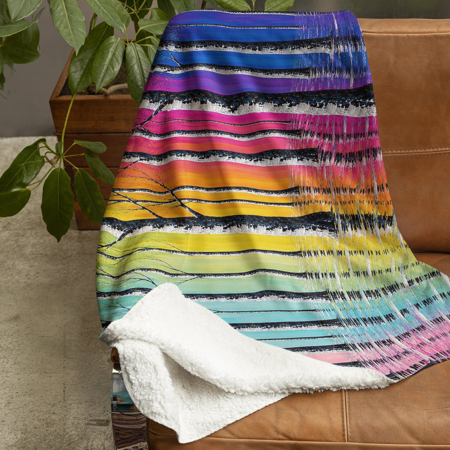 Flooded Forest - Sherpa Blanket