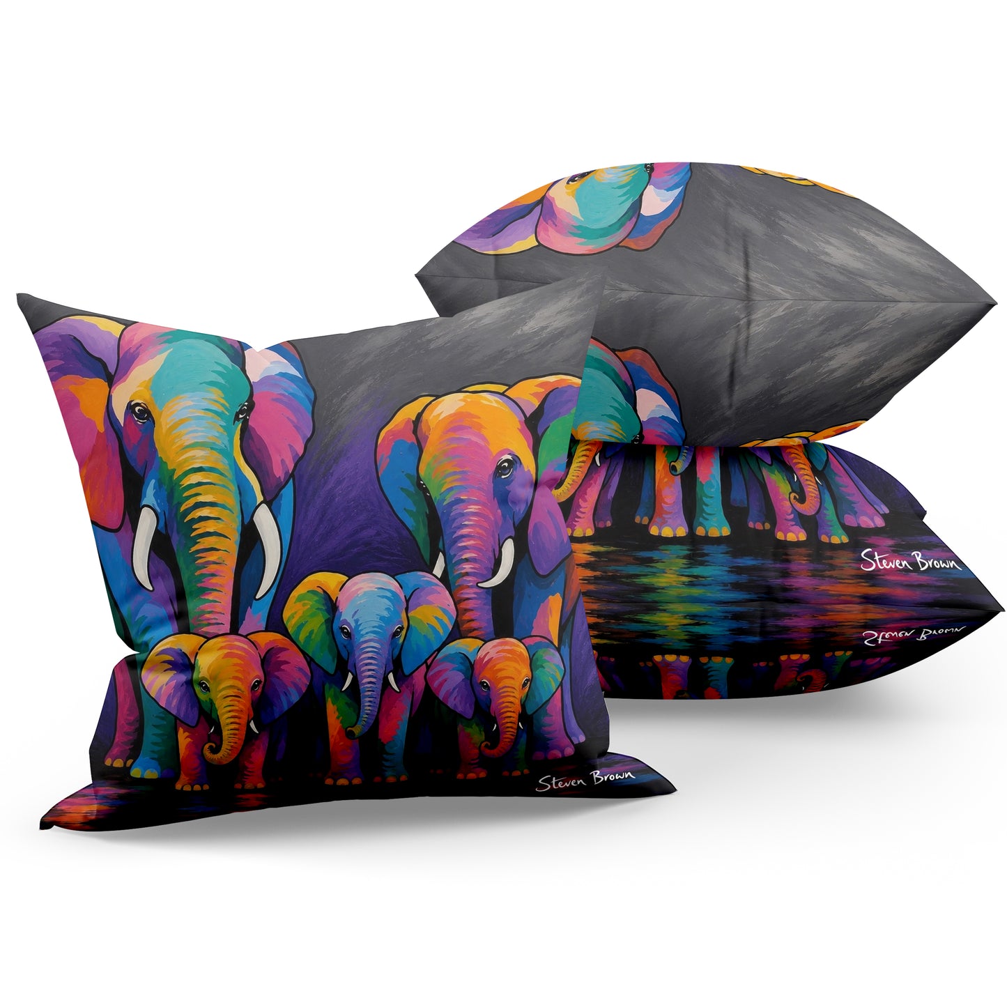 Big Brian, Helen & the Weans - Luxury Cushion